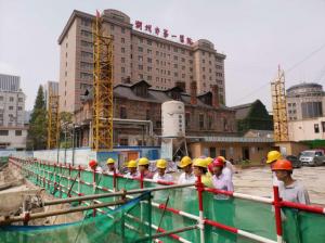 市建設局黨委書記、局長戴健一行赴湖州市第一醫(yī)院改擴建項目一期工程